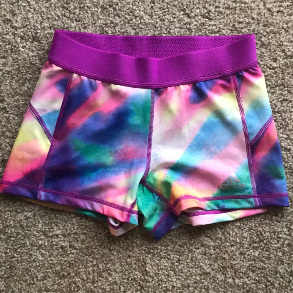 ADIDAS TECHFIT MULTI-COLOR RUNNING SHORTS